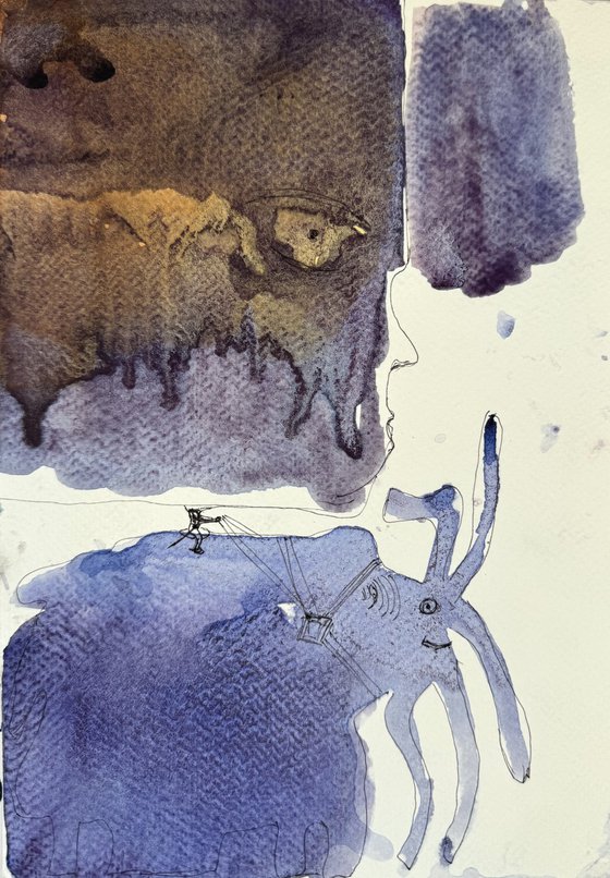 Majestic Purple Abstract