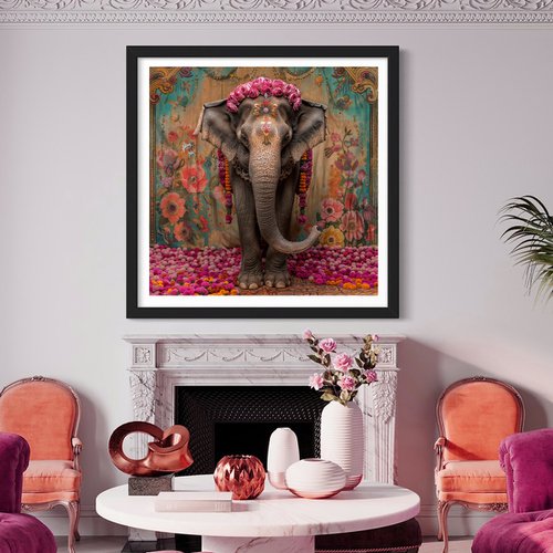 The Jaipur Elephant Festival 1 by MICHAEL FILONOW