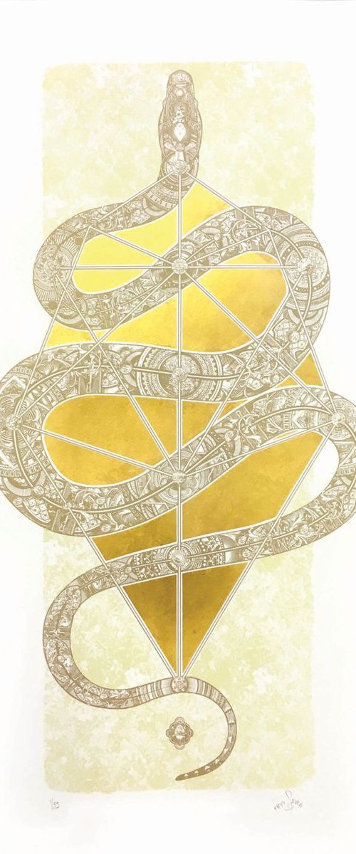 The Diamond Headed Serpent by 57Design