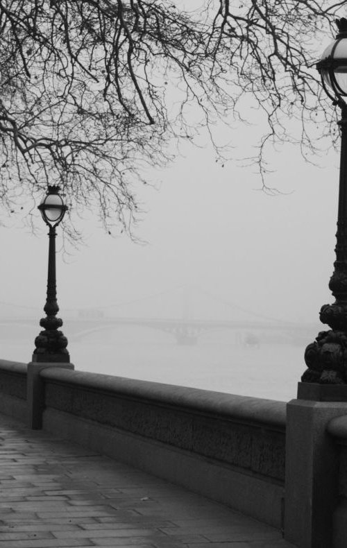 Chelsea Embankment, London [Unframed; also available framed] by Charles Brabin