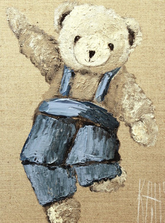 Happy teddy bear
