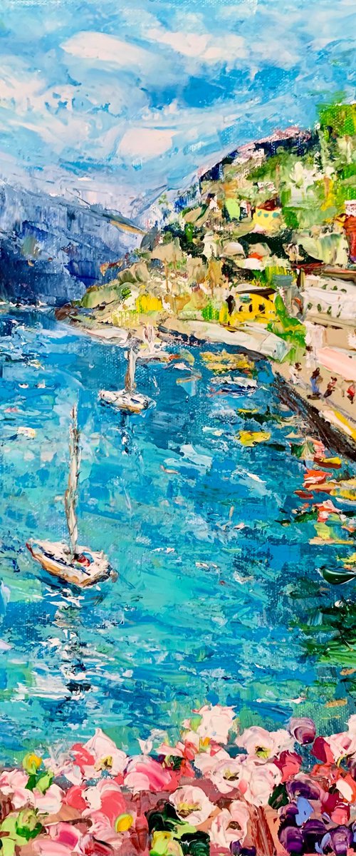 Summer at lake Como by Vilma Gataveckienė