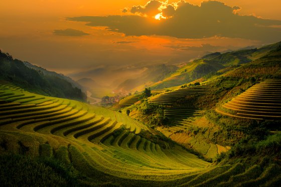 VALLEY OF LIGHT...Limited Edition Photo made in Vietnam