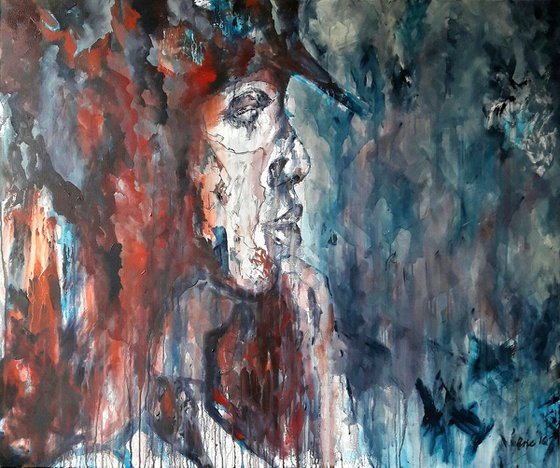 Deviation from Reality Painting Series, Contemporary painting series using palette knife, brushes and textures. Emotive art