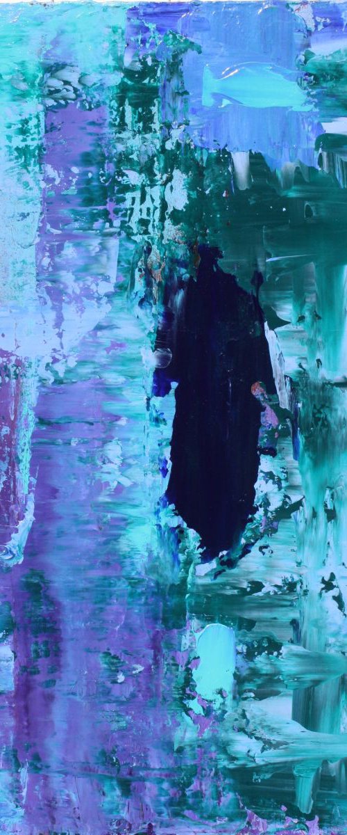 Man In Dark Blue Trench Coat Walking by Robert Lynn