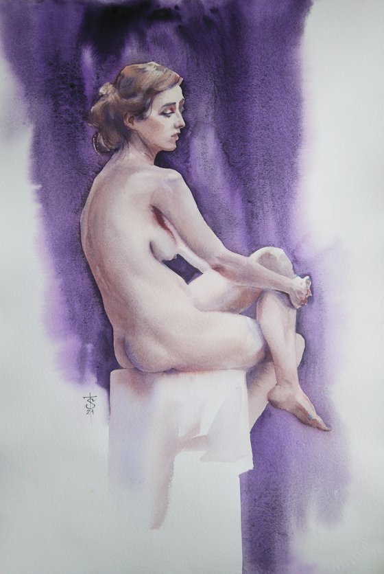 Sitting woman