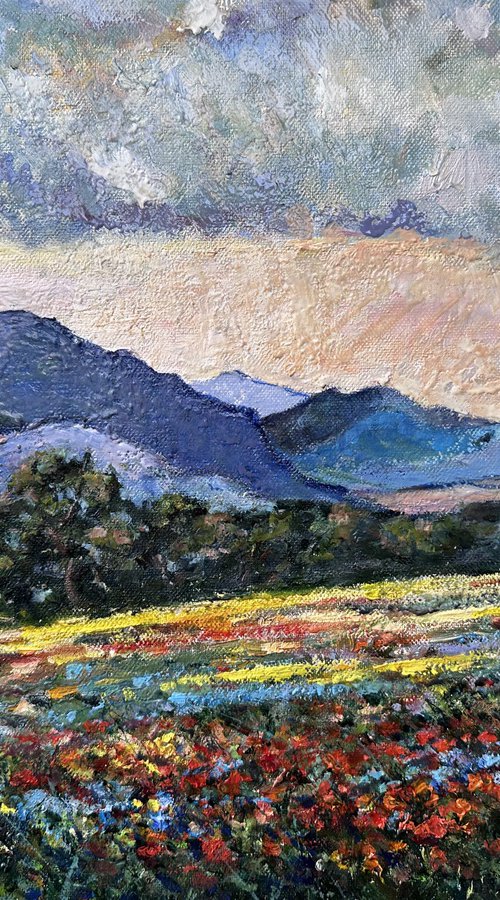 Tserovani Fields by Zurab Sharvadze