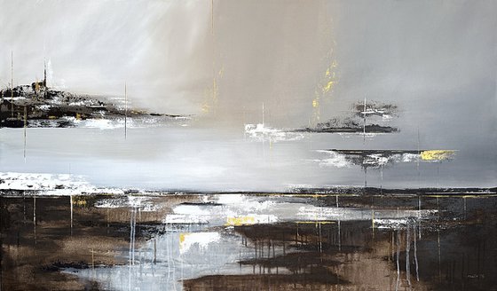 Brown Grey Gold Textured-Edge of Illumination