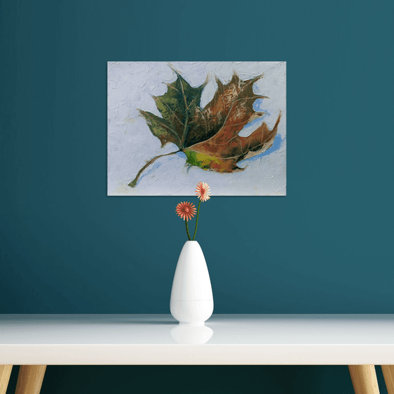 Autumn, maple leaf.