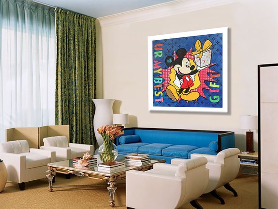 Mickey U R My Best Gift