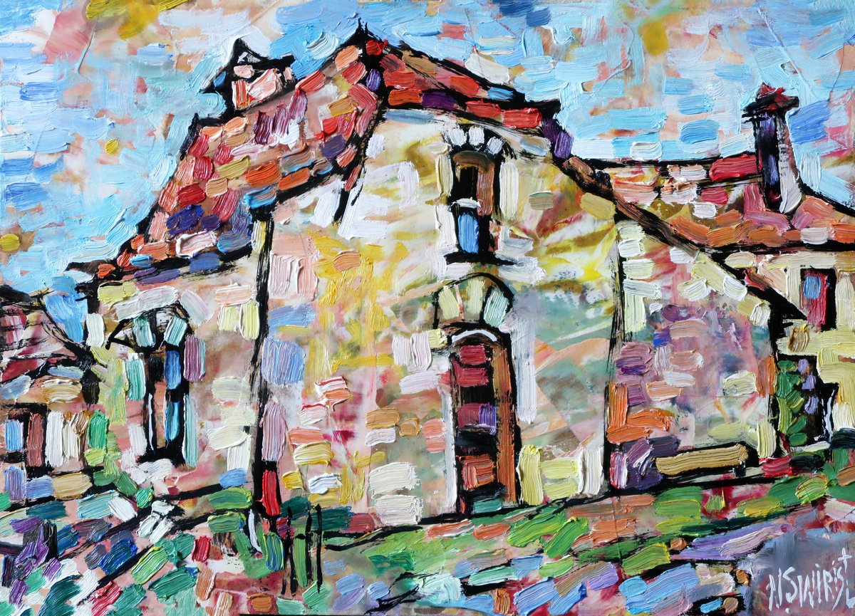- Warm Walls Of Provence - ? By Nikifor Swiristuhin, 14 X 10, Artwork For Sale On Artfinder