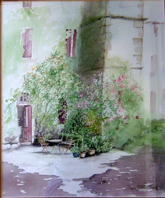 Courtyard at the old chateau