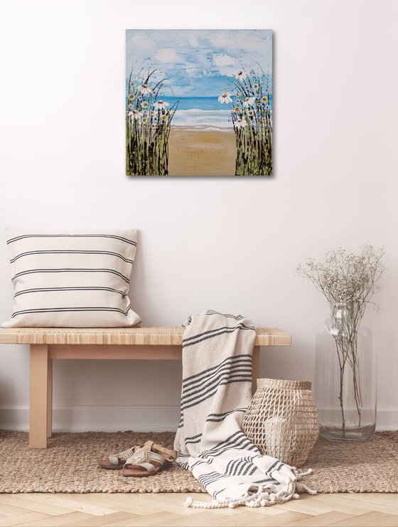 Daisies at the beach