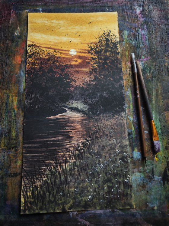 Evening by the river