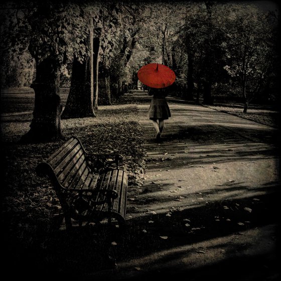 Girl with the Red Brolly