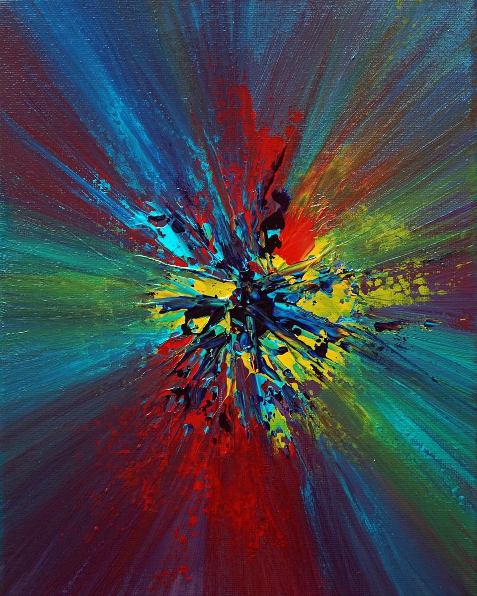 Bright Explosion Multi Color | Artfinder