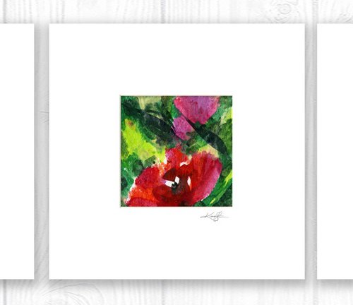 Encaustic Floral Collection 1 by Kathy Morton Stanion