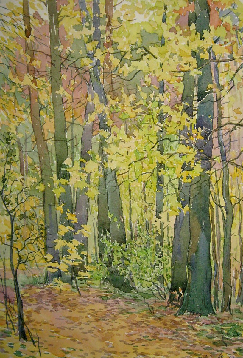 Autumn forest by Valeriy Savenets-1