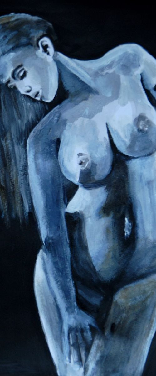 Nude 129 / 36 x 28 cm by Alexandra Djokic