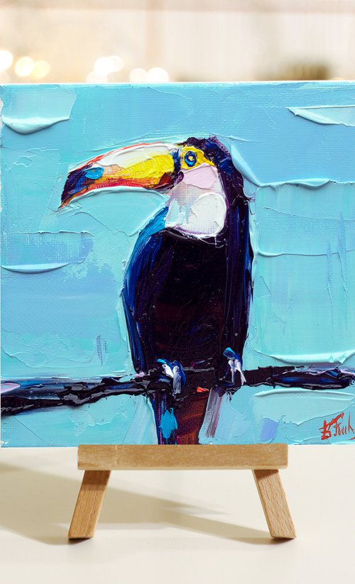 Toucan Bird Painting by Bozhena Fuchs