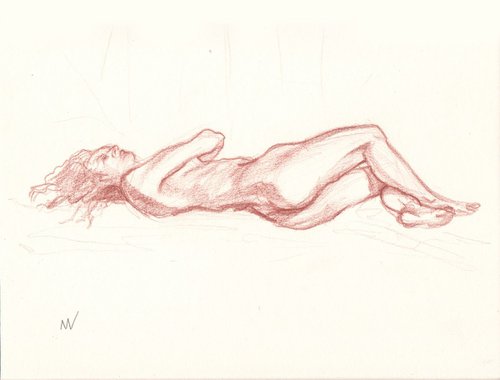 Sketch of Human body. Woman.59 by Mag Verkhovets