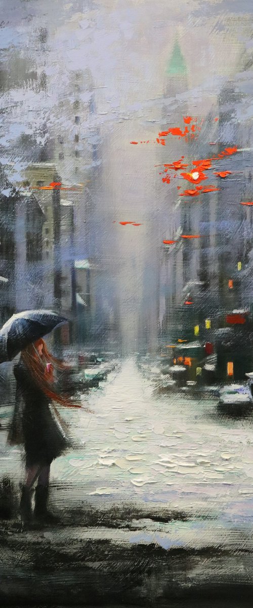 Winter White in Manhattan by Chin H Shin