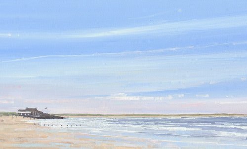 Brancaster panorama of beach by Tom Cringle