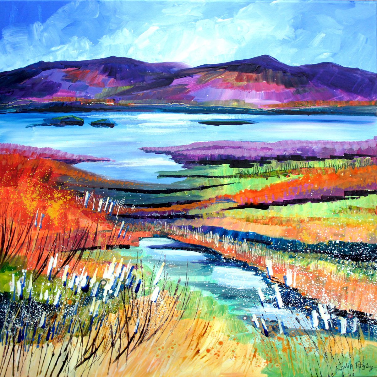 Scottish Loch by Julia Rigby
