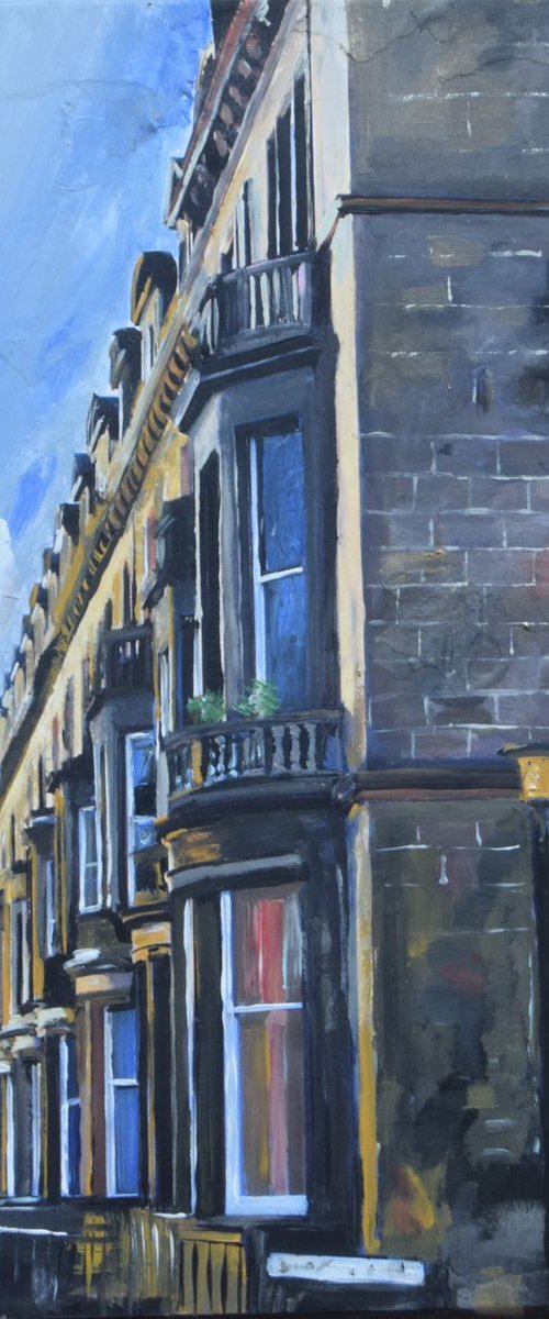 A View of Learmouth Terrace, Edinburgh by Andrew  Reid Wildman