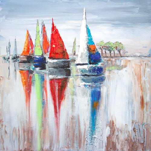 The sails III by Michèle Kaus