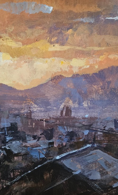 Kyoto at Dusk by Kuangfu Lee