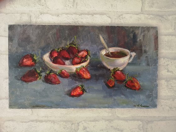 Strawberries and coffee