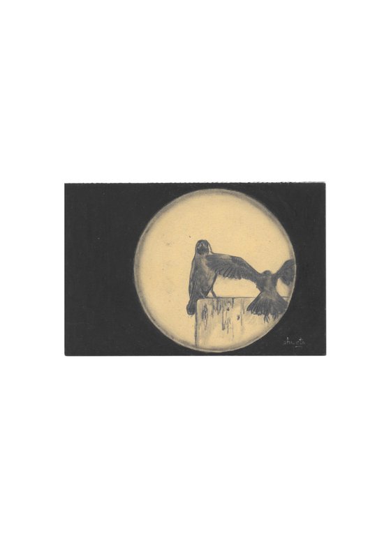 Indian House Crows Postcards II