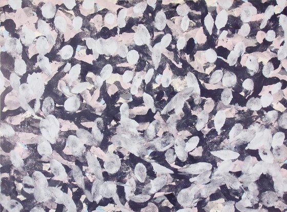 Spotty Pop Painting - 110 x 80 cm 06