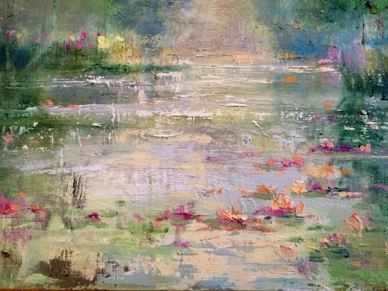 'Pond and Lilies'