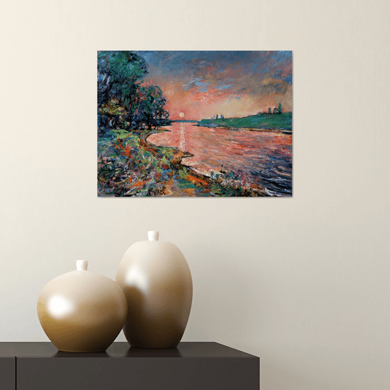 Sunset on the River