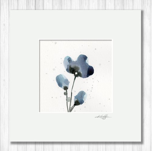 Petite Loveliness 4 - Floral Painting by Kathy Morton Stanion by Kathy Morton Stanion