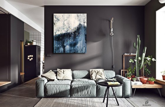 120x100cm. / Abstract painting / Abstract 2208