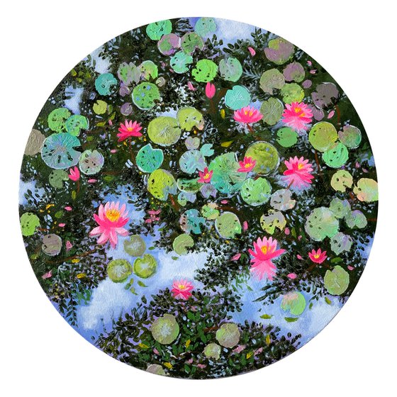 Water Lilies ! Ready to hang