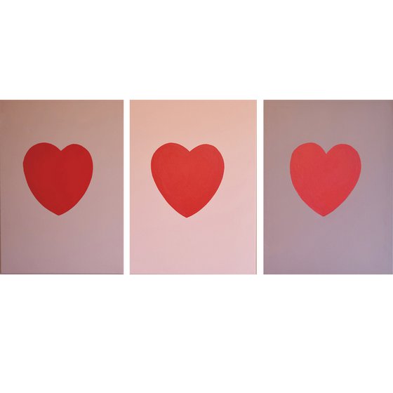 Three of Hearts