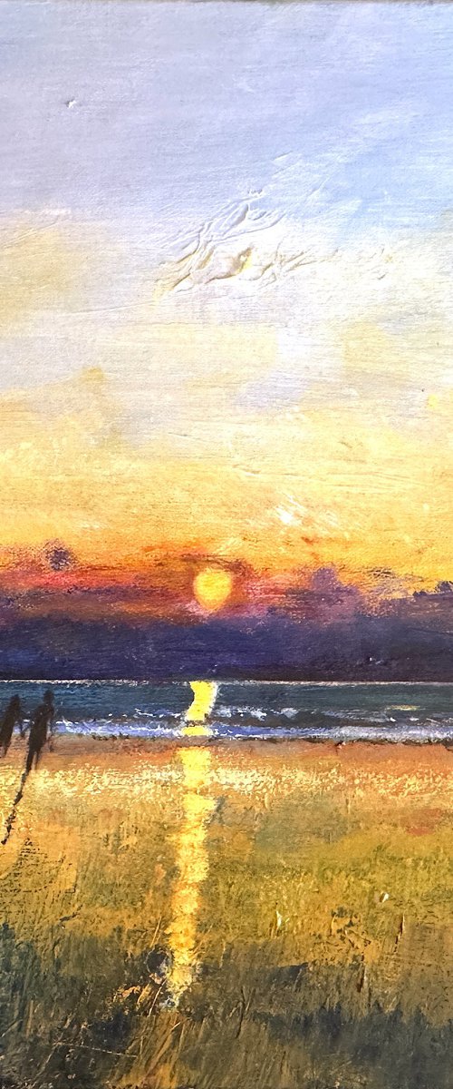 Sunset Beach Stroll by Teresa Tanner