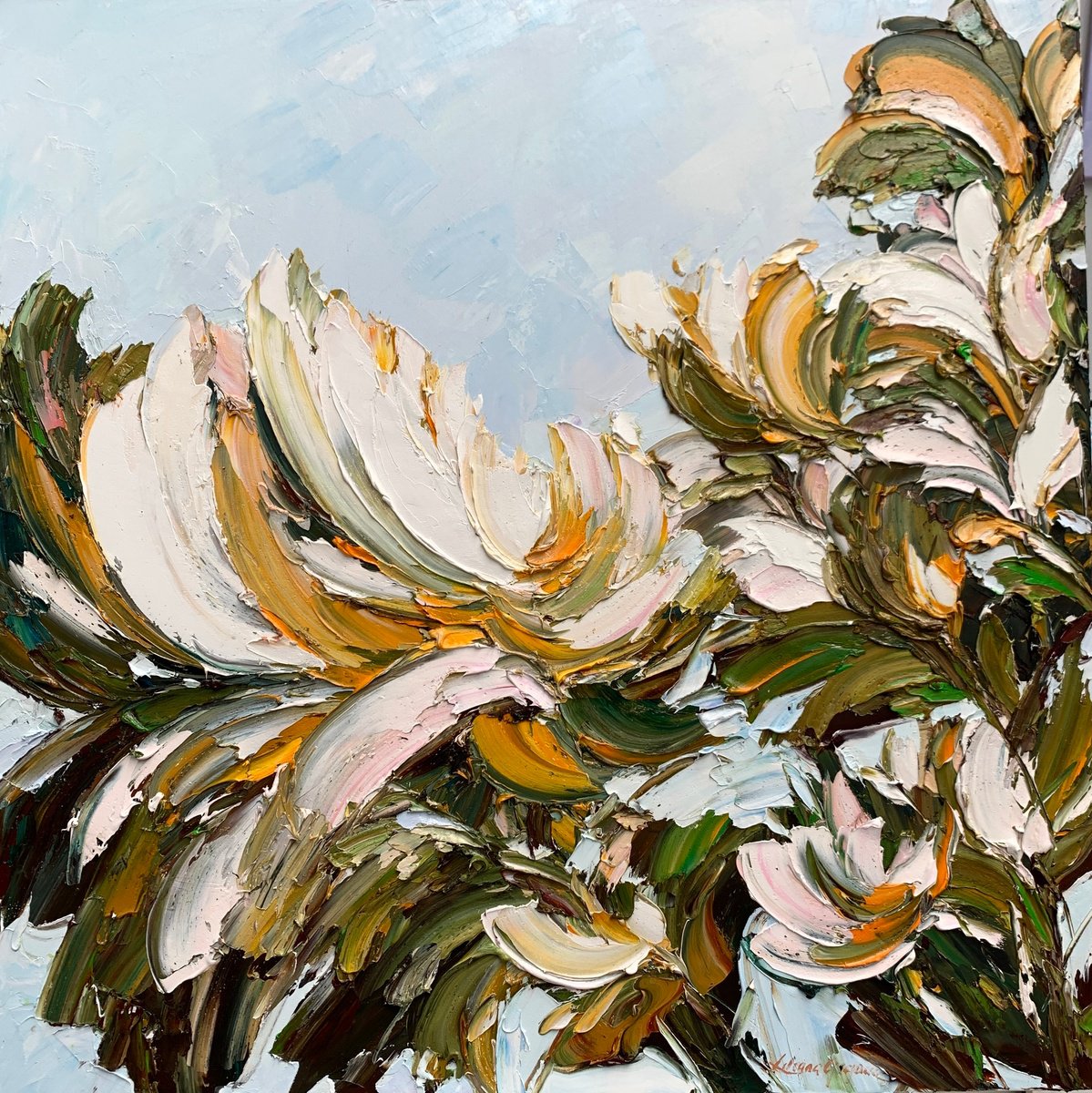 White magnolia No 9 by Liliana Gigovic