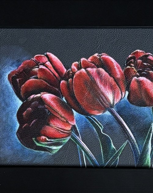 Red Tulips by Karl Hamilton-Cox