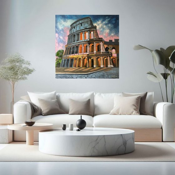 " The echo of the Colosseum "