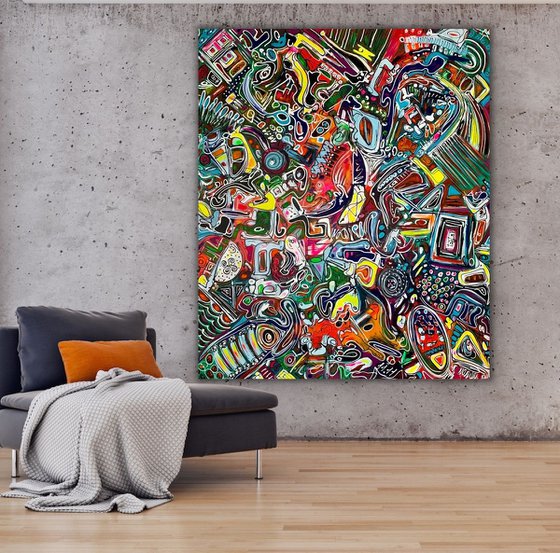 78''x65''(200x165cm), Life in Colors 20