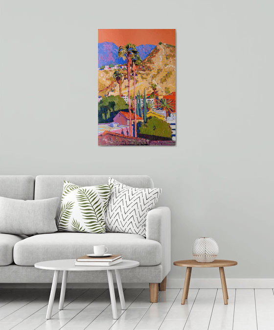 Landscape with Two Palms, Hollywood