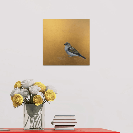 Little Sparrow ~ on Gold