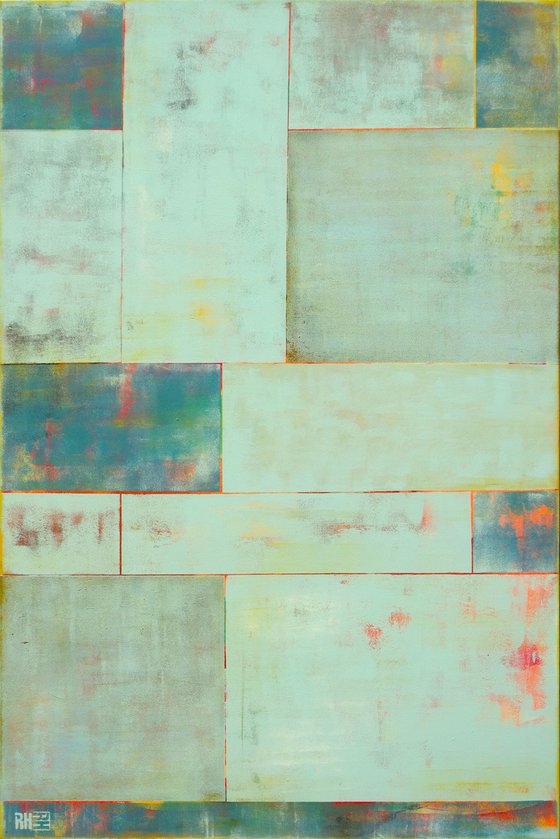 Turquoise Tiles Long