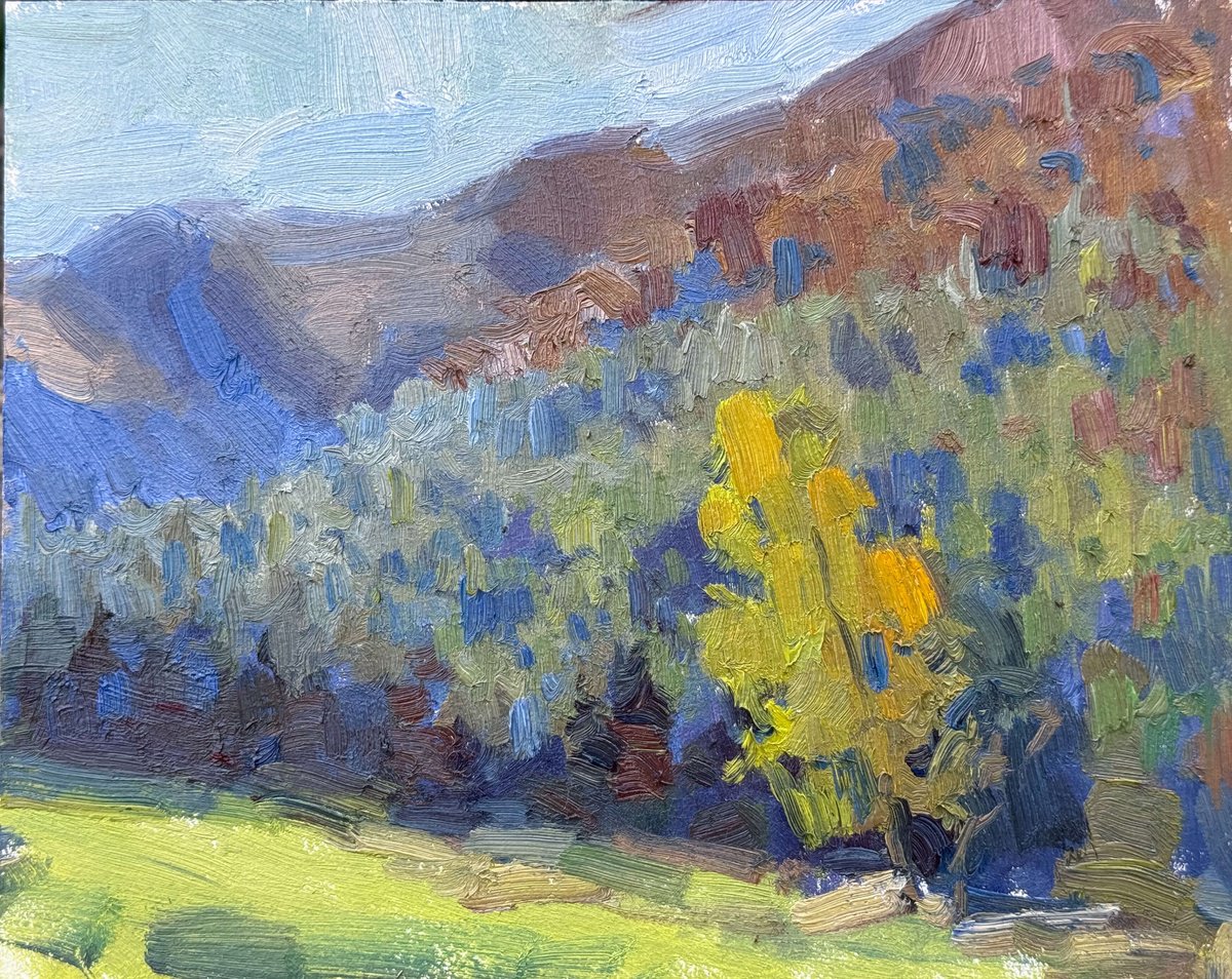 Golden Tree, Carpathians By Nataliia Nosyk, 10 X 8, Artwork For Sale On Artfinder