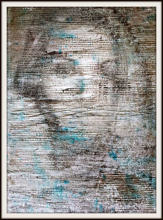 Irene (n.373) - 72,00 x 52,00 x 2,50 cm - ready to hang - acrylic painting on